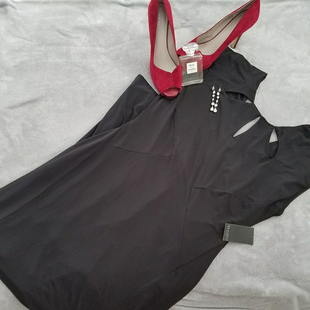 Eloquii Studio Petal Neckline Gown